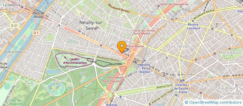 localisation de l'entreprise GAUMONT ANIMATION à NEUILLY-SUR-SEINE