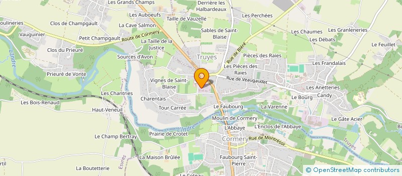localisation de l'entreprise GAUMONT PROMOTION  TRUYES
