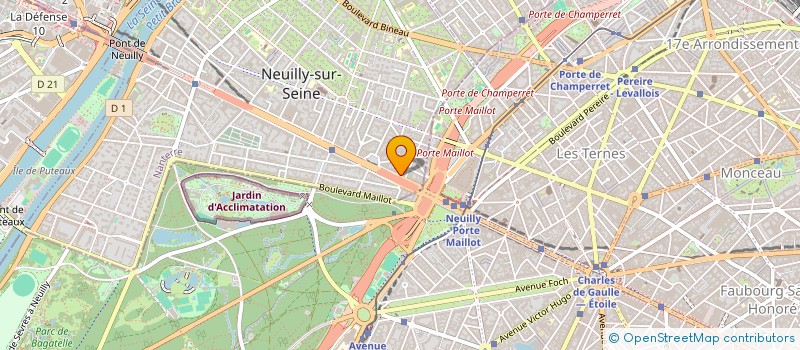 localisation de l'entreprise GAUMONT PS 2 à NEUILLY-SUR-SEINE