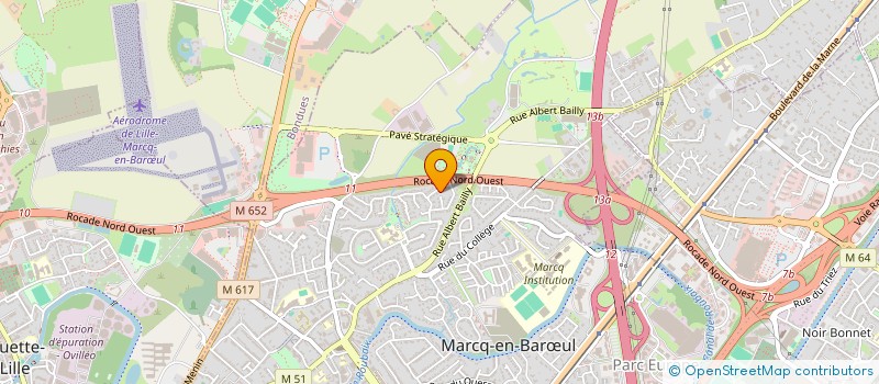 localisation de l'entreprise GAUNADEL à MARCQ-EN-BARŒUL