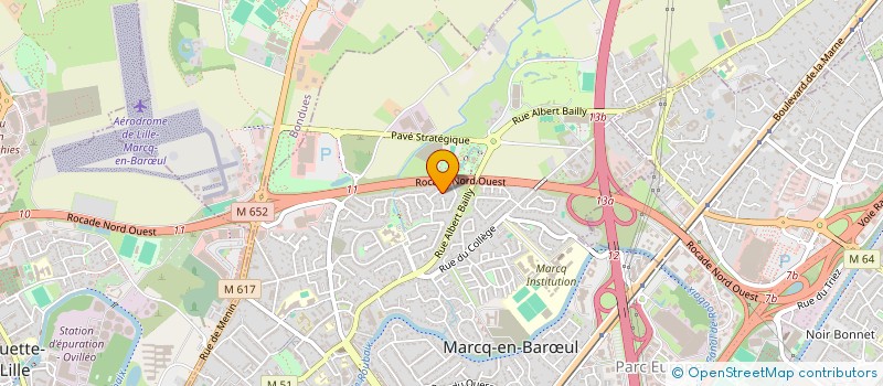 localisation de l'entreprise GAUNALEX à MARCQ-EN-BARŒUL