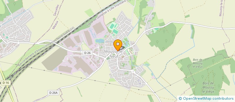 localisation de l'entreprise GAUNALLY RENOVATION  MOUSSY-LE-NEUF