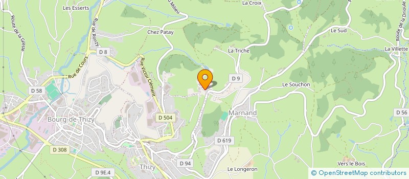 localisation de l'entreprise GAUNES SERVICES  THIZY-LES-BOURGS