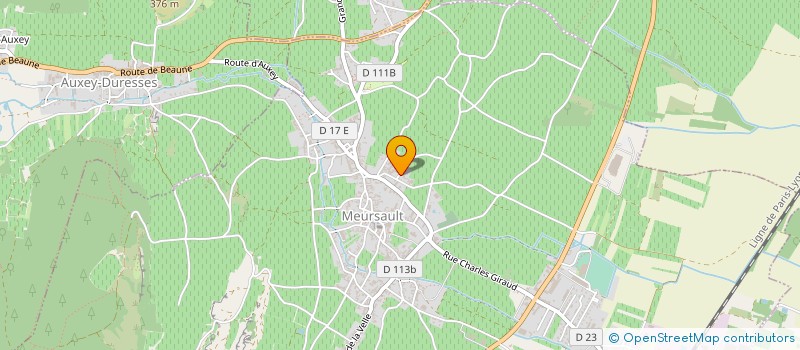 localisation de l'entreprise GAUNOUX HUDELOT JEAN MICHEL à MEURSAULT