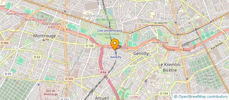 localisation de l'entreprise GAUOR à GENTILLY
