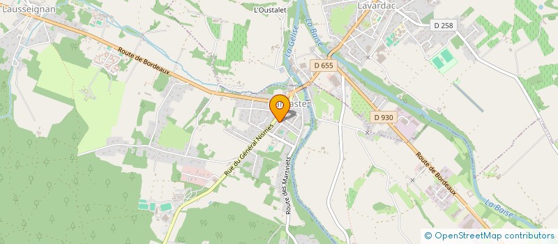 localisation de l'entreprise GAURE ET PENATIER LIEGES à BARBASTE