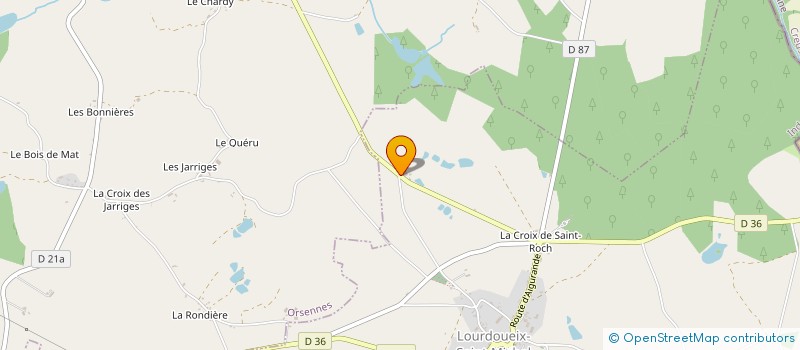 localisation de l'entreprise GAURIN DISTRIBUTION à LOURDOUEIX-SAINT-MICHEL