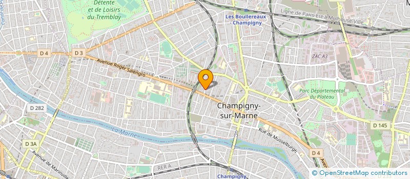 localisation de l'entreprise GAUSS MONITORING  CHAMPIGNY-SUR-MARNE