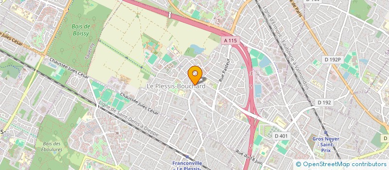 localisation de l'entreprise GAUSSENS CERGY  LE PLESSIS-BOUCHARD