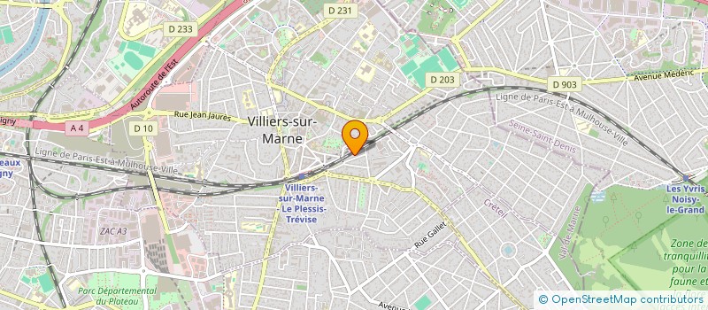 localisation de l'entreprise GAUSSON  VILLIERS-SUR-MARNE