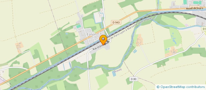 localisation de l'entreprise GAUTARD HOLDING  ESNON