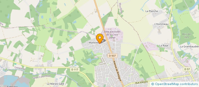 localisation de l'entreprise GAUTH' EYEDIF  SAINT-COLOMBAN