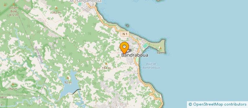 localisation de l'entreprise GAUTHAM DE HANDREMA à BANDRABOUA