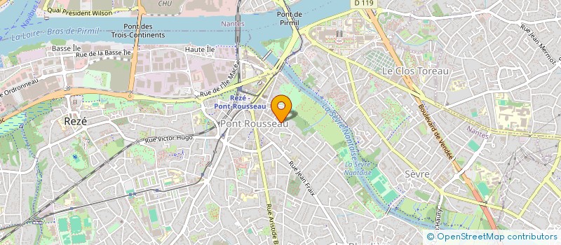 localisation de l'entreprise GAUTHERIE  REZE