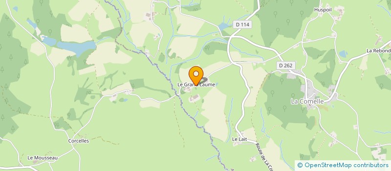 localisation de l'entreprise GAUTHEY ALEXIS ET BERNARD  LA COMELLE