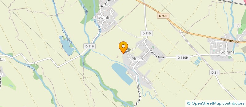 localisation de l'entreprise GAUTHIE MAT à ROUVRES-EN-PLAINE