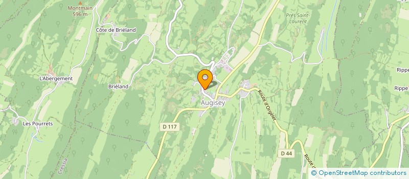 localisation de l'entreprise GAUTHIER à AUGISEY