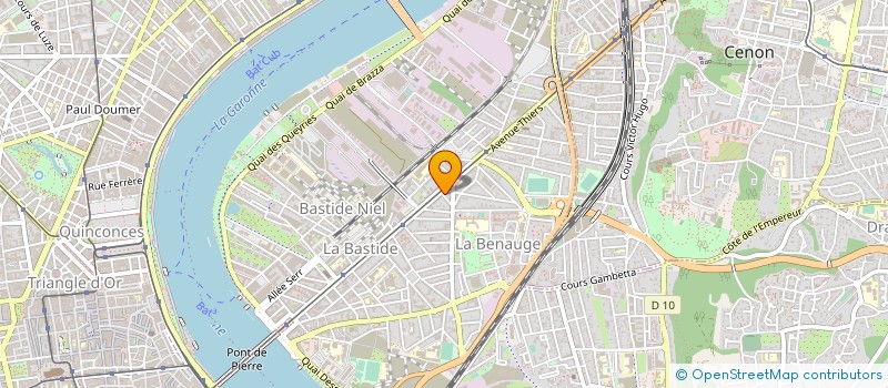 localisation de l'entreprise GAUTHIER à BORDEAUX