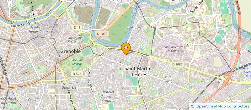 localisation de l'entreprise GAUTHIER  SAINT-MARTIN-D'HERES