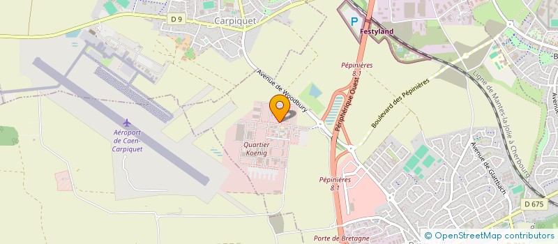 localisation de l'entreprise GAUTHIER  BRETTEVILLE-SUR-ODON