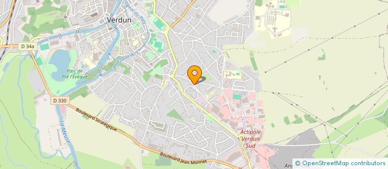 localisation de l'entreprise GAUTHIER à VERDUN