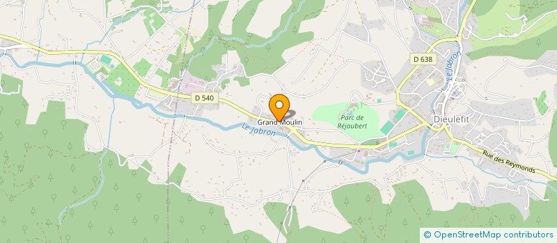 localisation de l'entreprise GAUTHIER AUTO 26  DIEULEFIT