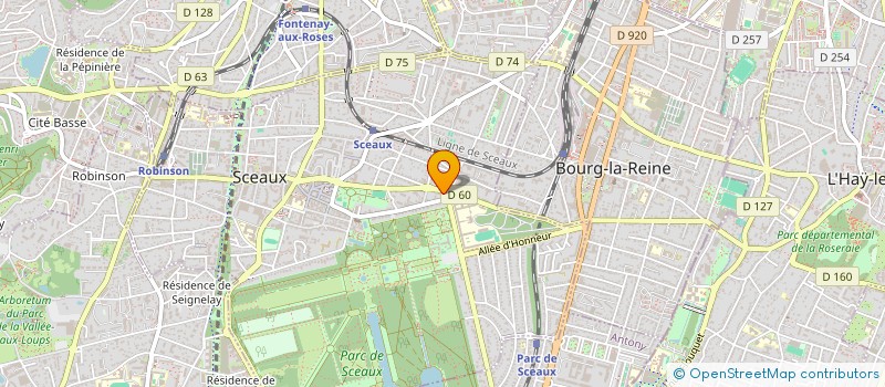 localisation de l'entreprise GAUTHIER  BERNA à SCEAUX