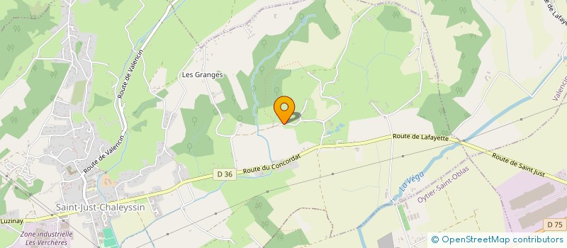 localisation de l'entreprise GAUTHIER BROSSARD  SAINT-JUST-CHALEYSSIN