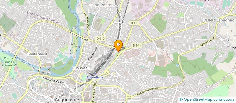 localisation de l'entreprise GAUTHIER CALLENS à ANGOULEME