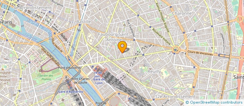 localisation de l'entreprise GAUTHIER & CIE à PARIS