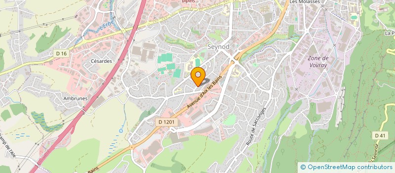 localisation de l'entreprise GAUTHIER CONCEPTS  ANNECY