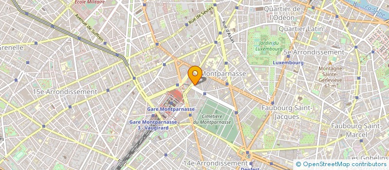 localisation de l'entreprise GAUTHIER COUVERTURE à PARIS