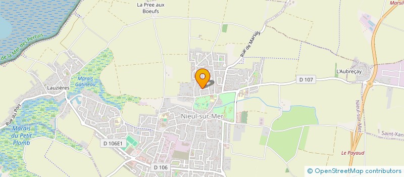 localisation de l'entreprise GAUTHIER D.  NIEUL-SUR-MER