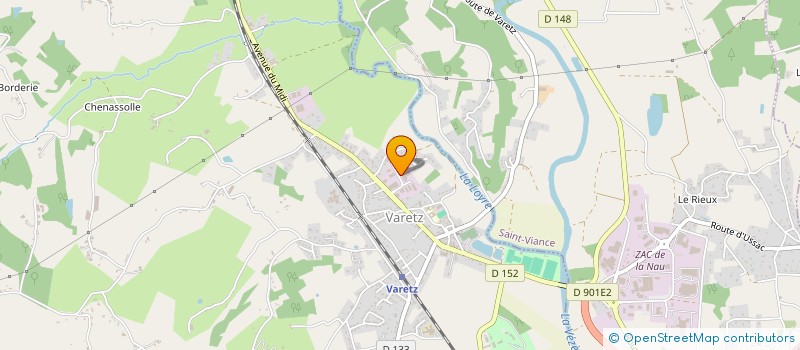 localisation de l'entreprise GAUTHIER ET FILS MENUISERIE  VARETZ