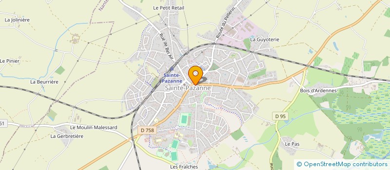 localisation de l'entreprise GAUTHIER FAMILIZ  SAINTE-PAZANNE