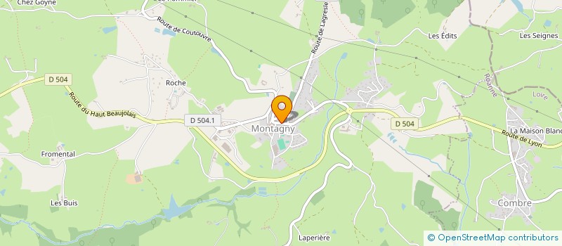 localisation de l'entreprise GAUTHIER FESSY  MONTAGNY