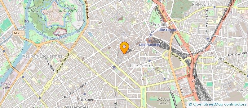 localisation de l'entreprise GAUTHIER GALAND à LILLE