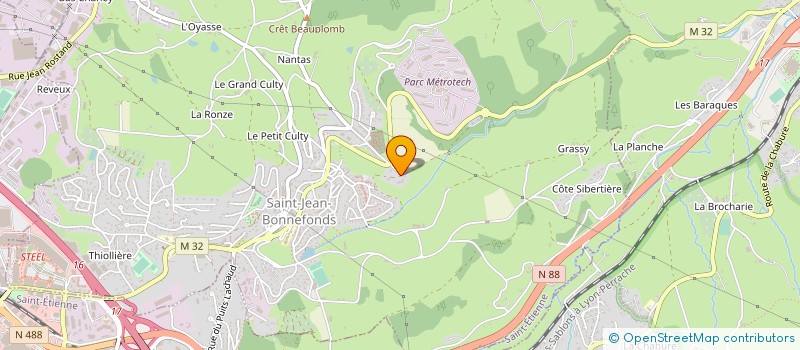 localisation de l'entreprise GAUTHIER II  SAINT-JEAN-BONNEFONDS