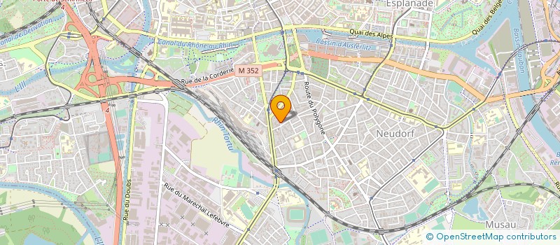 localisation de l'entreprise GAUTHIER J C ET KRIEGEL MARC à STRASBOURG
