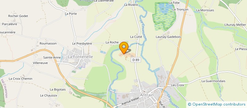 localisation de l'entreprise GAUTHIER JEAN-PAUL  VAL-COUESNON