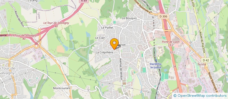 localisation de l'entreprise GAUTHIER LEURENT DEVELOPPEMENT  DARDILLY