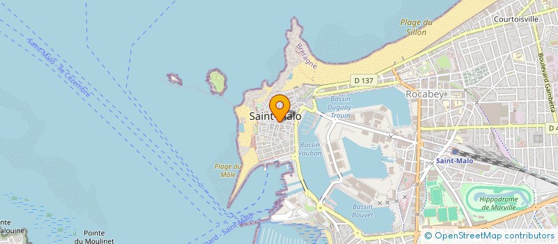 localisation de l'entreprise GAUTHIER MARINES à SAINT-MALO
