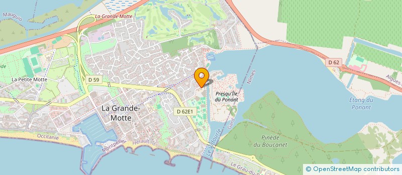 localisation de l'entreprise GAUTHIER PHILIPPE  LA GRANDE-MOTTE