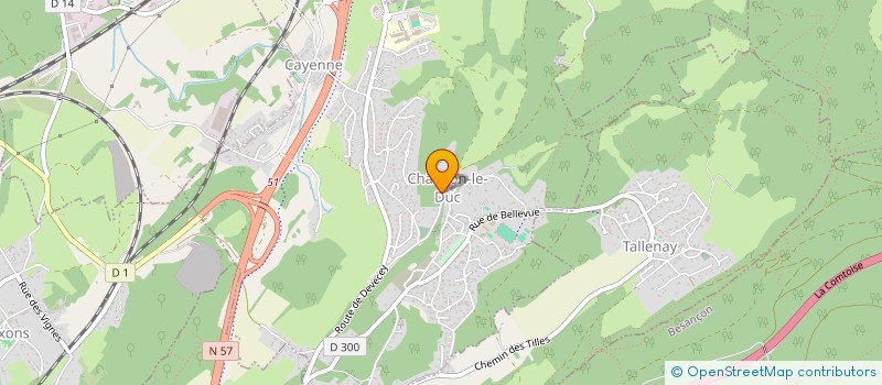 localisation de l'entreprise GAUTHIER REIN  CHATILLON-LE-DUC