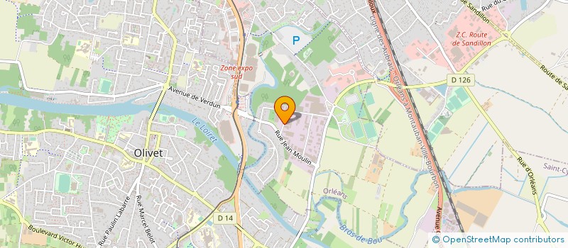 localisation de l'entreprise GAUTHIER SA à ORLEANS