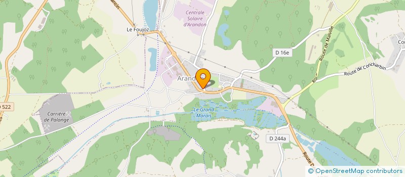localisation de l'entreprise GAUTHIER SAS à SAINT-VICTOR-DE-MORESTEL