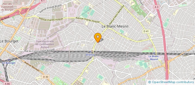 localisation de l'entreprise GAUTHIER TRANSPORT à DRANCY