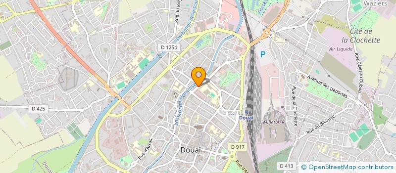 localisation de l'entreprise GAUTHIEZ ET TAQUET PATRIMOINE à DOUAI