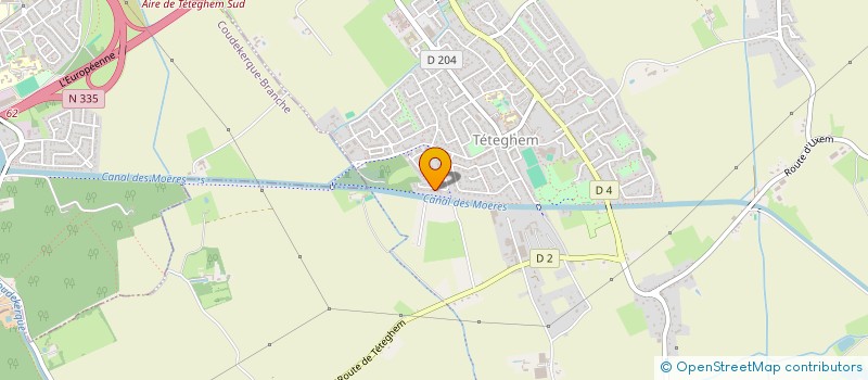 localisation de l'entreprise GAUTHIMMO  TETEGHEM-COUDEKERQUE-VILLAGE