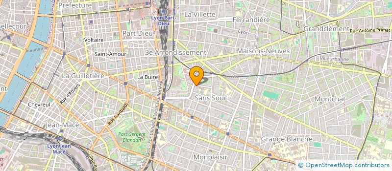 localisation de l'entreprise GAUTHO-LAPEYRE LAM-HIME  LYON